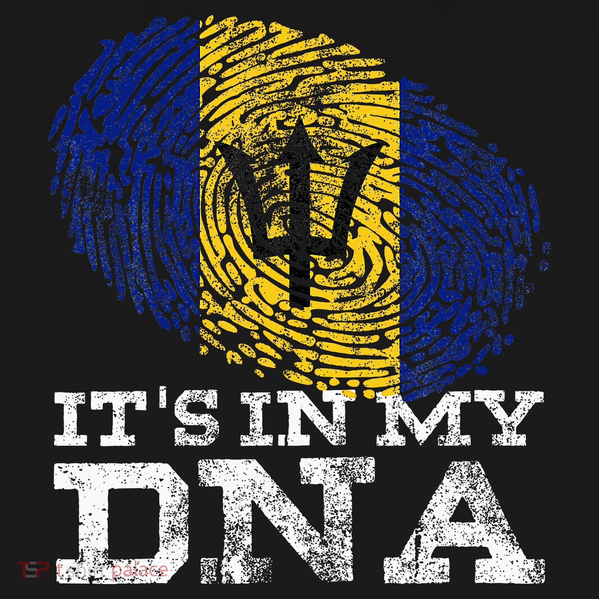 It's In My DNA Barbados Cool Barbadian Afro Bajan Flag Backpack