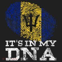 It's In My DNA Barbados Cool Barbadian Afro Bajan Flag Beanie thumb 2