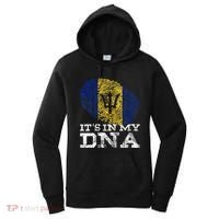 It's In My DNA Barbados Cool Barbadian Afro Bajan Flag Women's Hoodie thumb 0