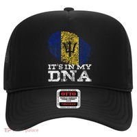 It's In My DNA Barbados Cool Barbadian Afro Bajan Flag Hat thumb 0