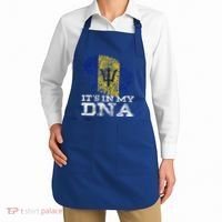 It's In My DNA Barbados Cool Barbadian Afro Bajan Flag Apron thumb 2