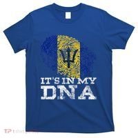 It's In My DNA Barbados Cool Barbadian Afro Bajan Flag T-Shirt thumb 0