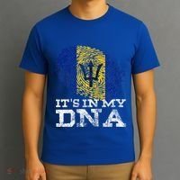 It's In My DNA Barbados Cool Barbadian Afro Bajan Flag T-Shirt thumb 3