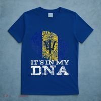 It's In My DNA Barbados Cool Barbadian Afro Bajan Flag T-Shirt thumb 5