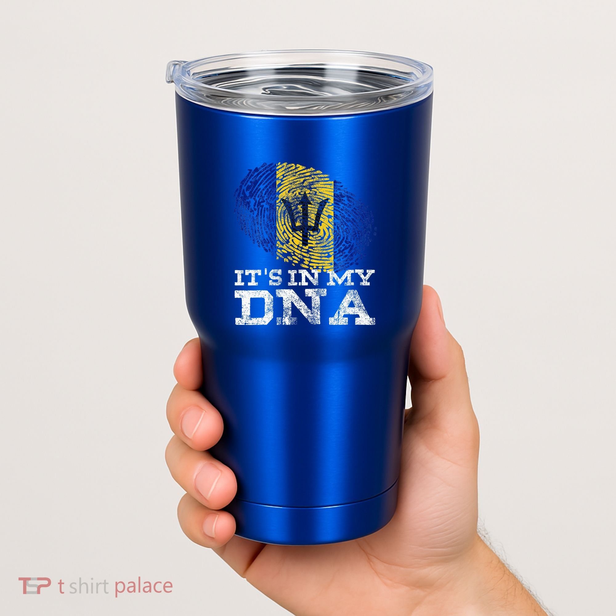 It's In My DNA Barbados Cool Barbadian Afro Bajan Flag Tumbler