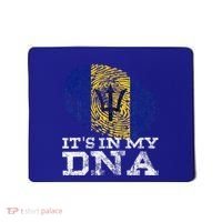 It's In My DNA Barbados Cool Barbadian Afro Bajan Flag Mousepad thumb 0