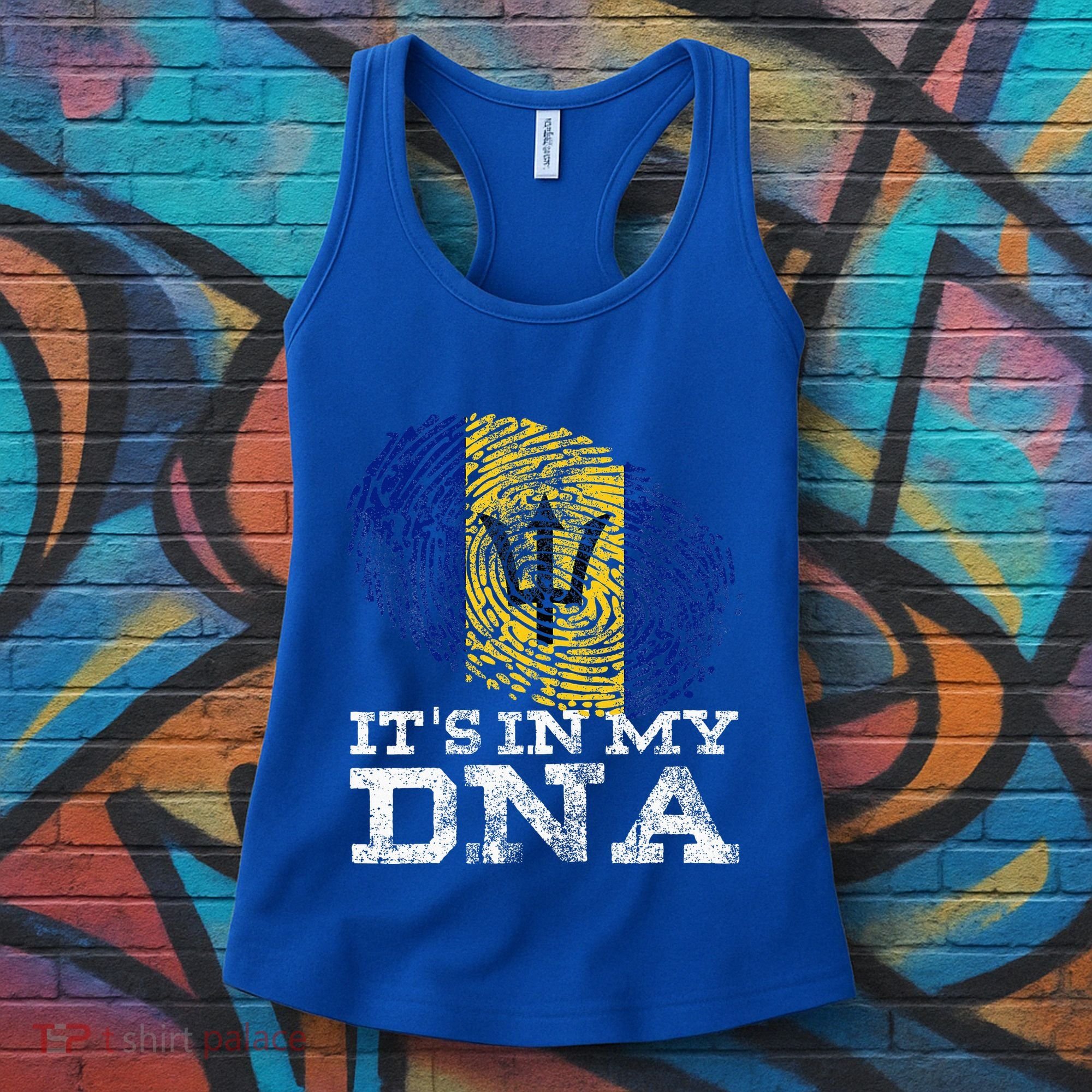 It's In My DNA Barbados Cool Barbadian Afro Bajan Flag Women's Tank Top