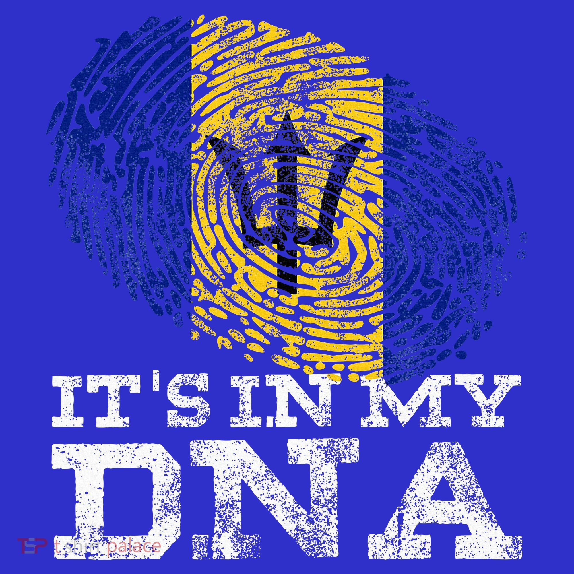 It's In My DNA Barbados Cool Barbadian Afro Bajan Flag Baby Bodysuit