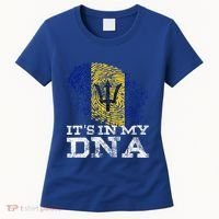 It's In My DNA Barbados Cool Barbadian Afro Bajan Flag Women's T-Shirt thumb 0