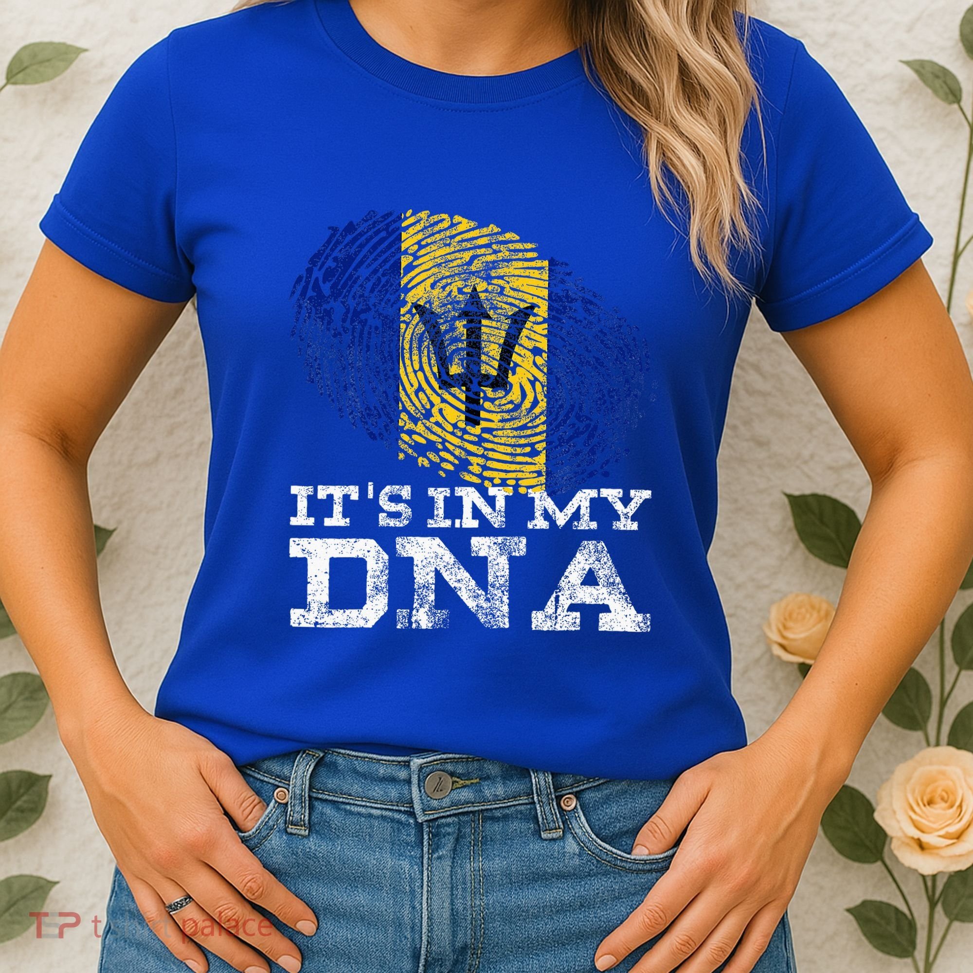It's In My DNA Barbados Cool Barbadian Afro Bajan Flag Women's T-Shirt