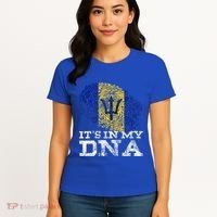 It's In My DNA Barbados Cool Barbadian Afro Bajan Flag Women's T-Shirt thumb 4