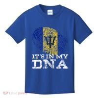 It's In My DNA Barbados Cool Barbadian Afro Bajan Flag Kids T-Shirt thumb 0