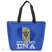 It's In My DNA Barbados Cool Barbadian Afro Bajan Flag Tote Bag thumb 0