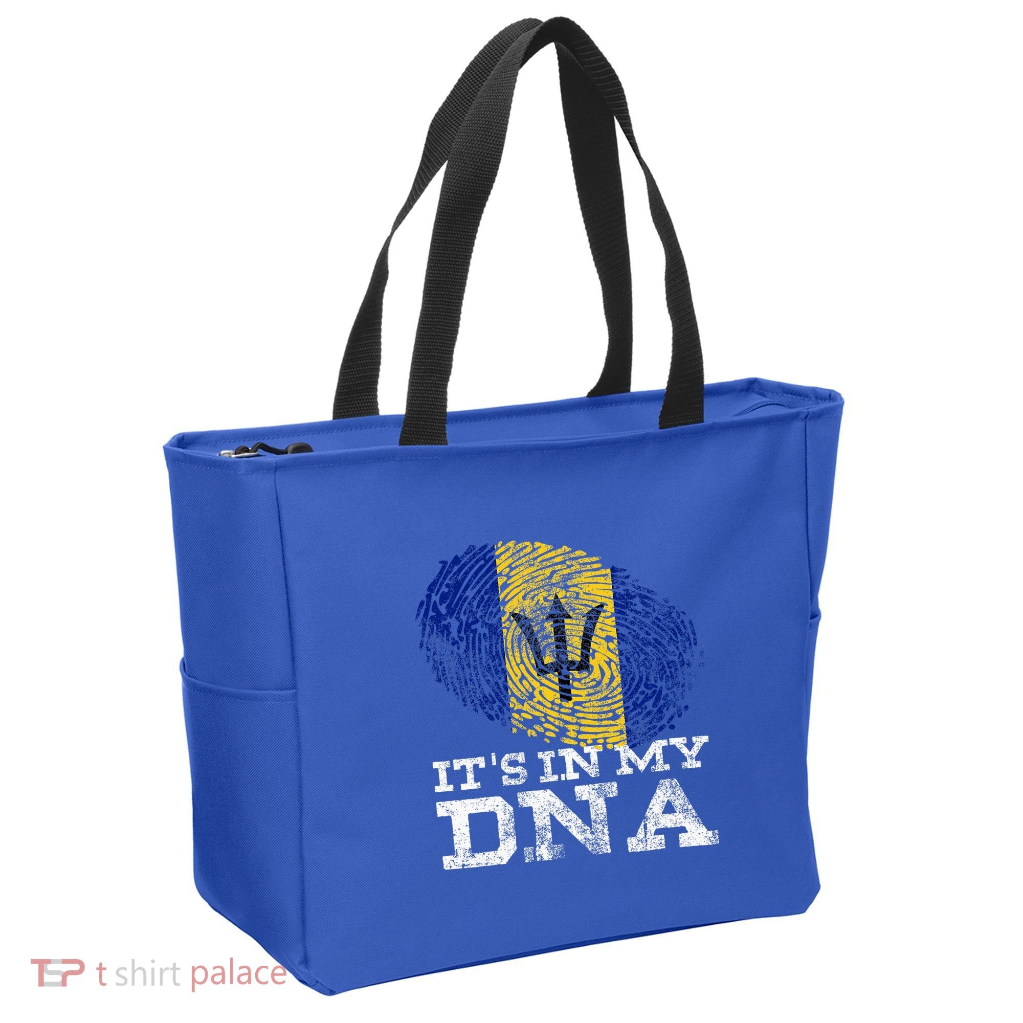 It's In My DNA Barbados Cool Barbadian Afro Bajan Flag Tote Bag