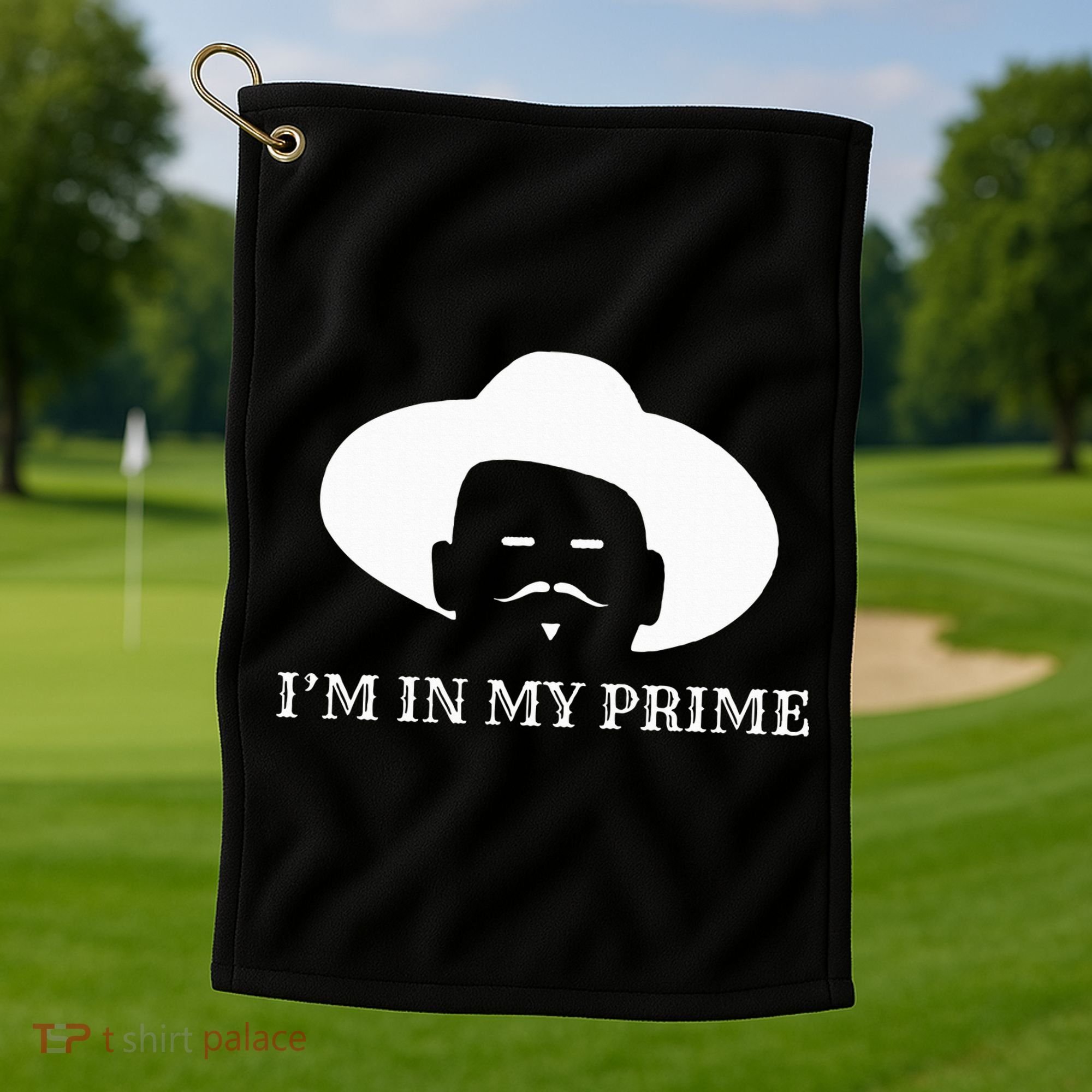 IM In My Prime Western Doc Holliday Golf Towel