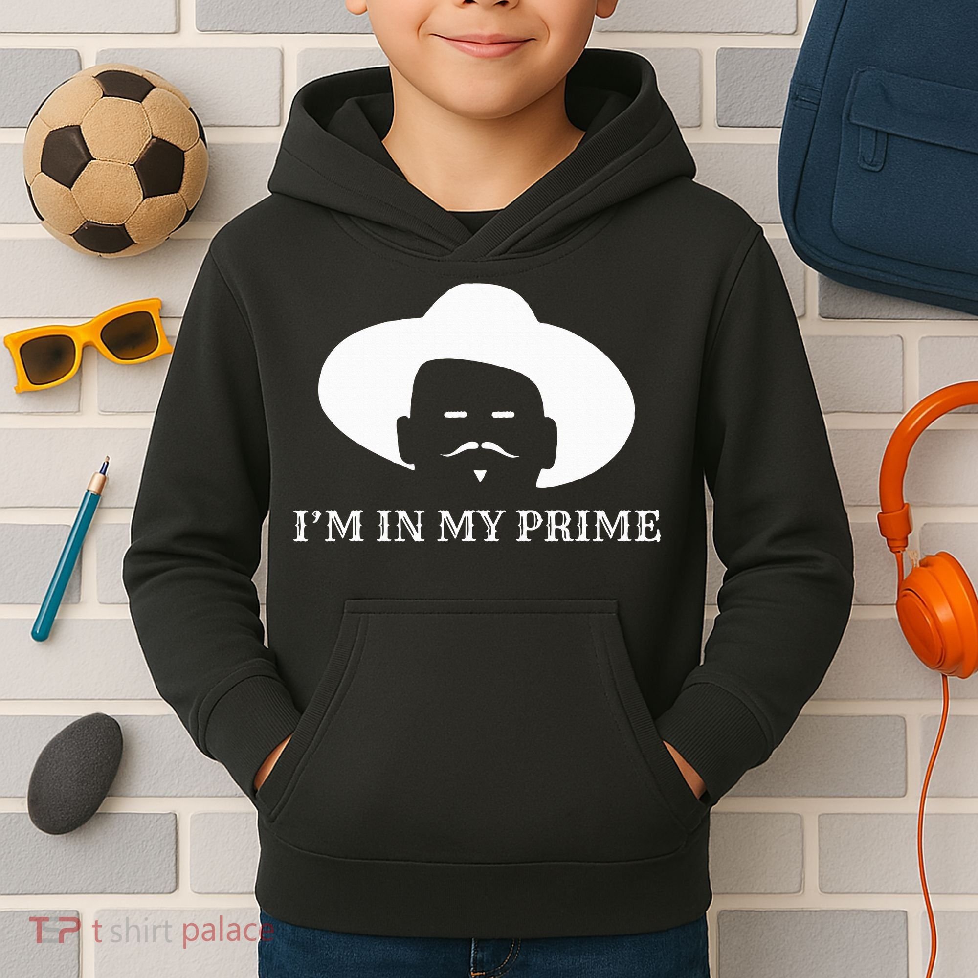 IM In My Prime Western Doc Holliday Kids Hoodie