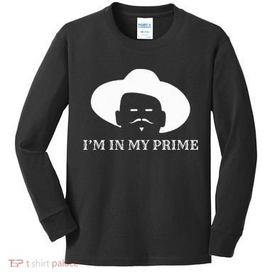 IM In My Prime Western Doc Holliday Kids Long Sleeve Shirt