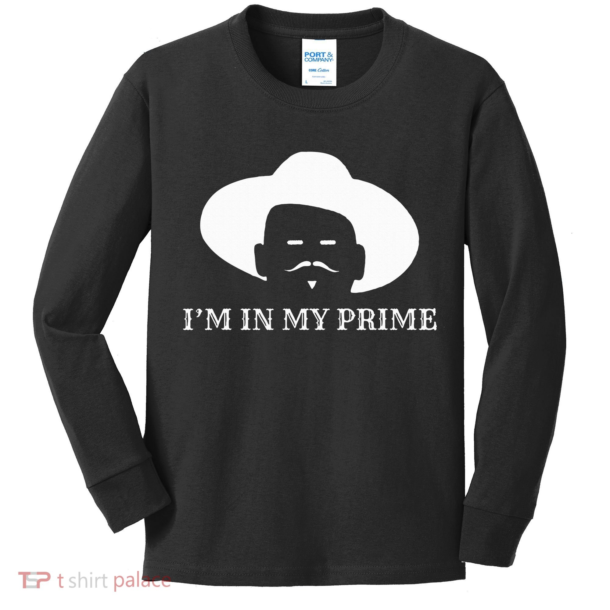 IM In My Prime Western Doc Holliday Kids Long Sleeve Shirt