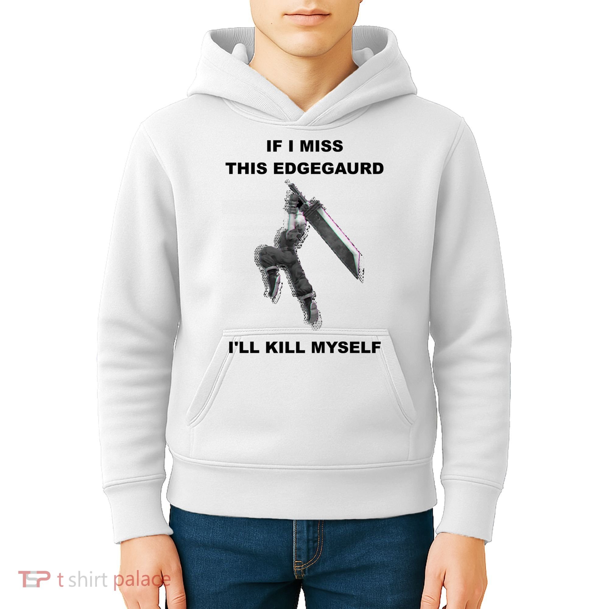 If I Miss This Edgeguard Ill Kill Myself Kids Hoodie