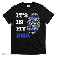 ItS In My Dna Israel Flag Fingerprint Israeli Patriotic T-Shirt thumb 0