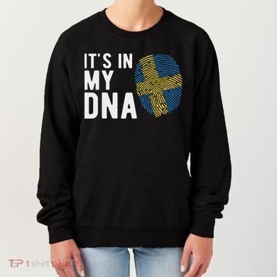 It's In My Dna Sweden Flag Swedish Gift Women's Sweatshirt