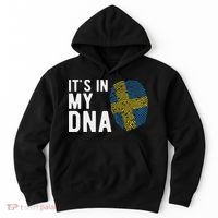 It's In My Dna Sweden Flag Swedish Gift Hoodie thumb 0