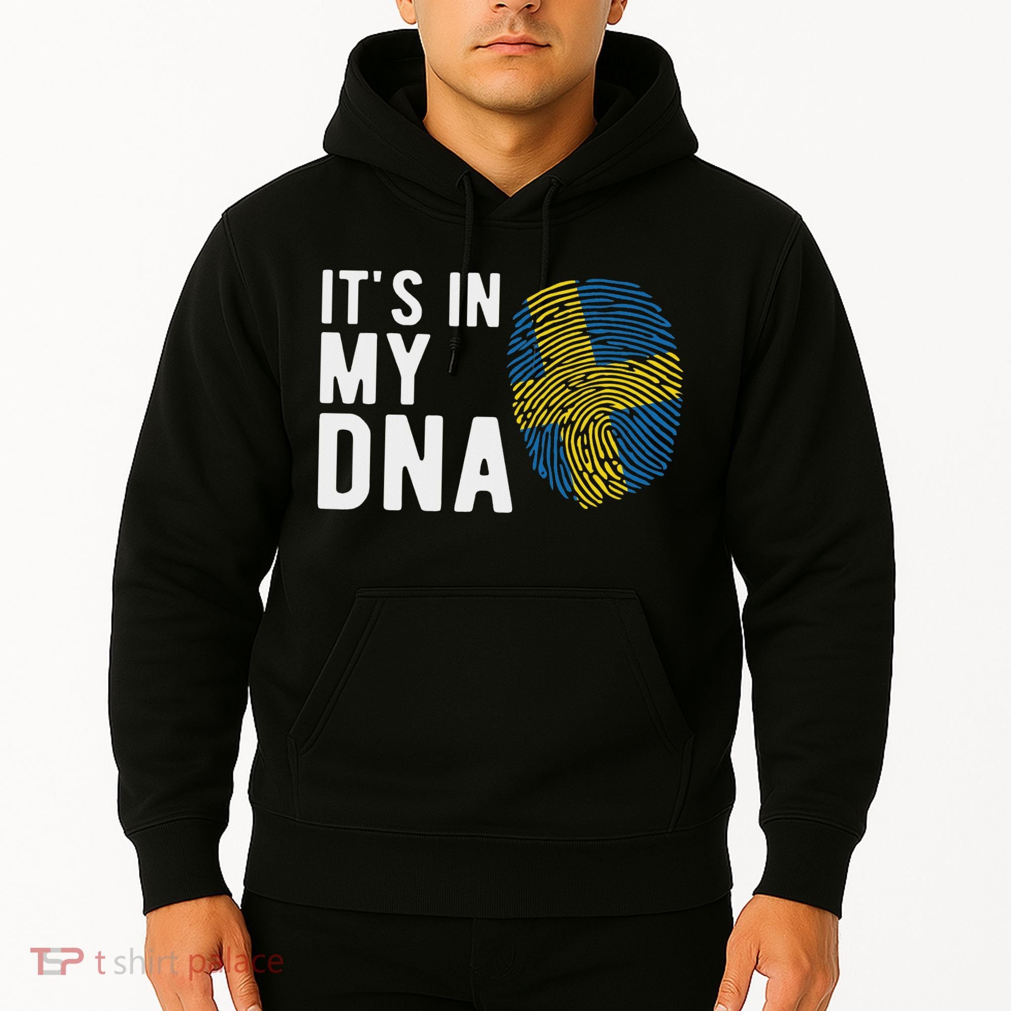 It's In My Dna Sweden Flag Swedish Gift Hoodie
