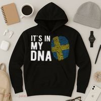 It's In My Dna Sweden Flag Swedish Gift Hoodie thumb 3