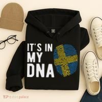 It's In My Dna Sweden Flag Swedish Gift Hoodie thumb 4