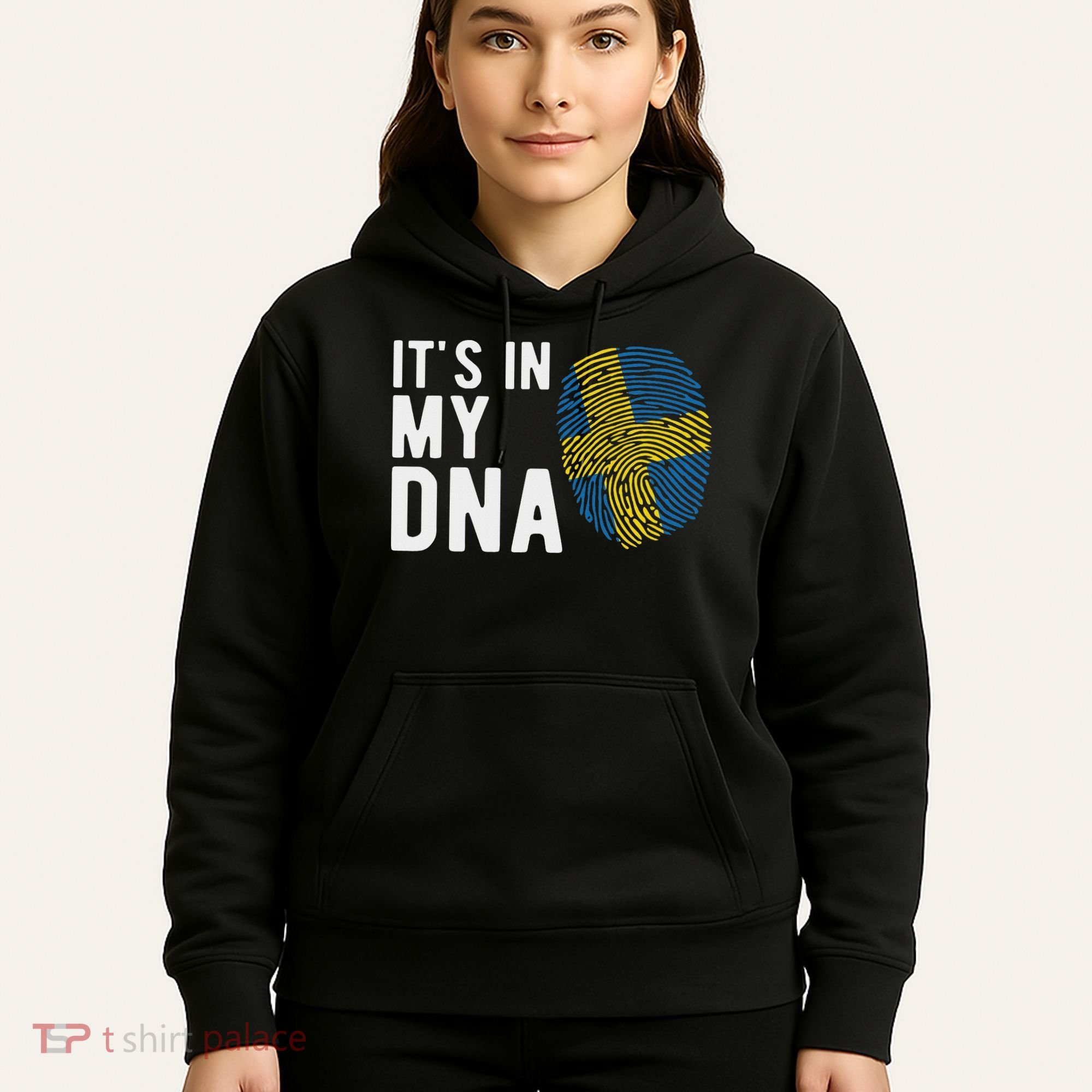 It's In My Dna Sweden Flag Swedish Gift Hoodie