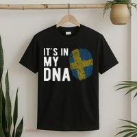 It's In My Dna Sweden Flag Swedish Gift T-Shirt thumb 2
