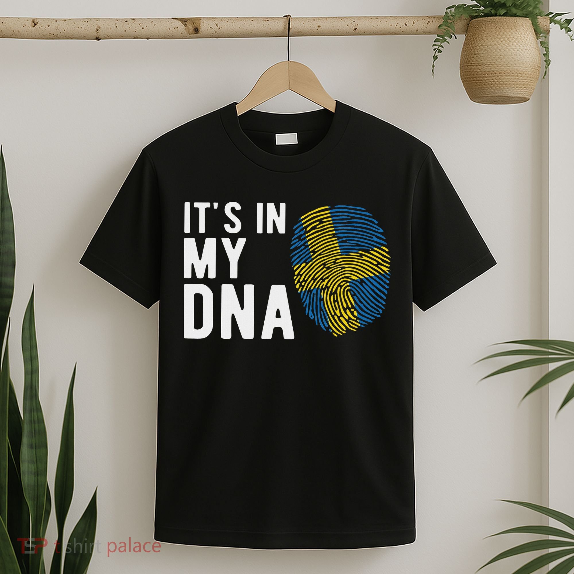 It's In My Dna Sweden Flag Swedish Gift T-Shirt