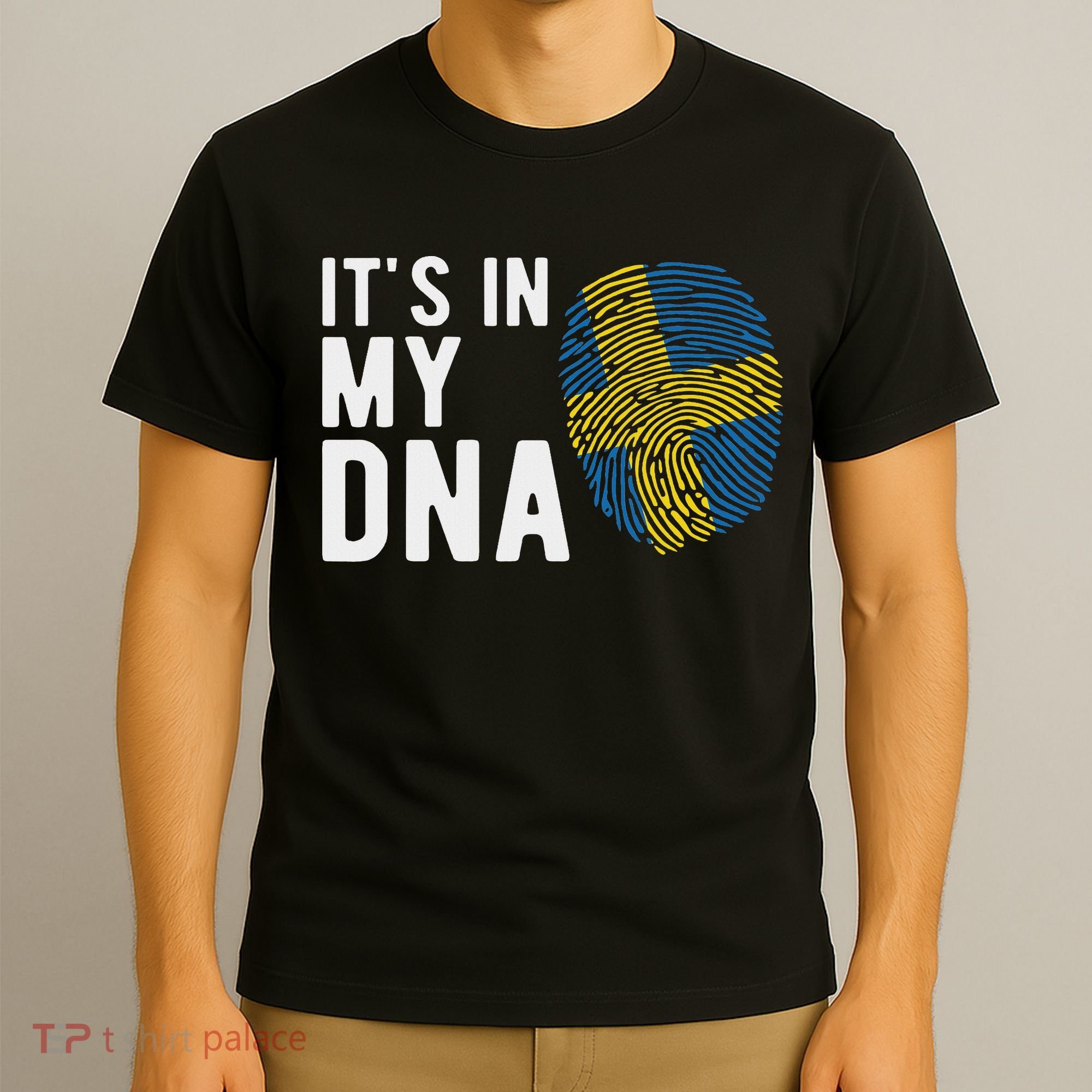 It's In My Dna Sweden Flag Swedish Gift T-Shirt
