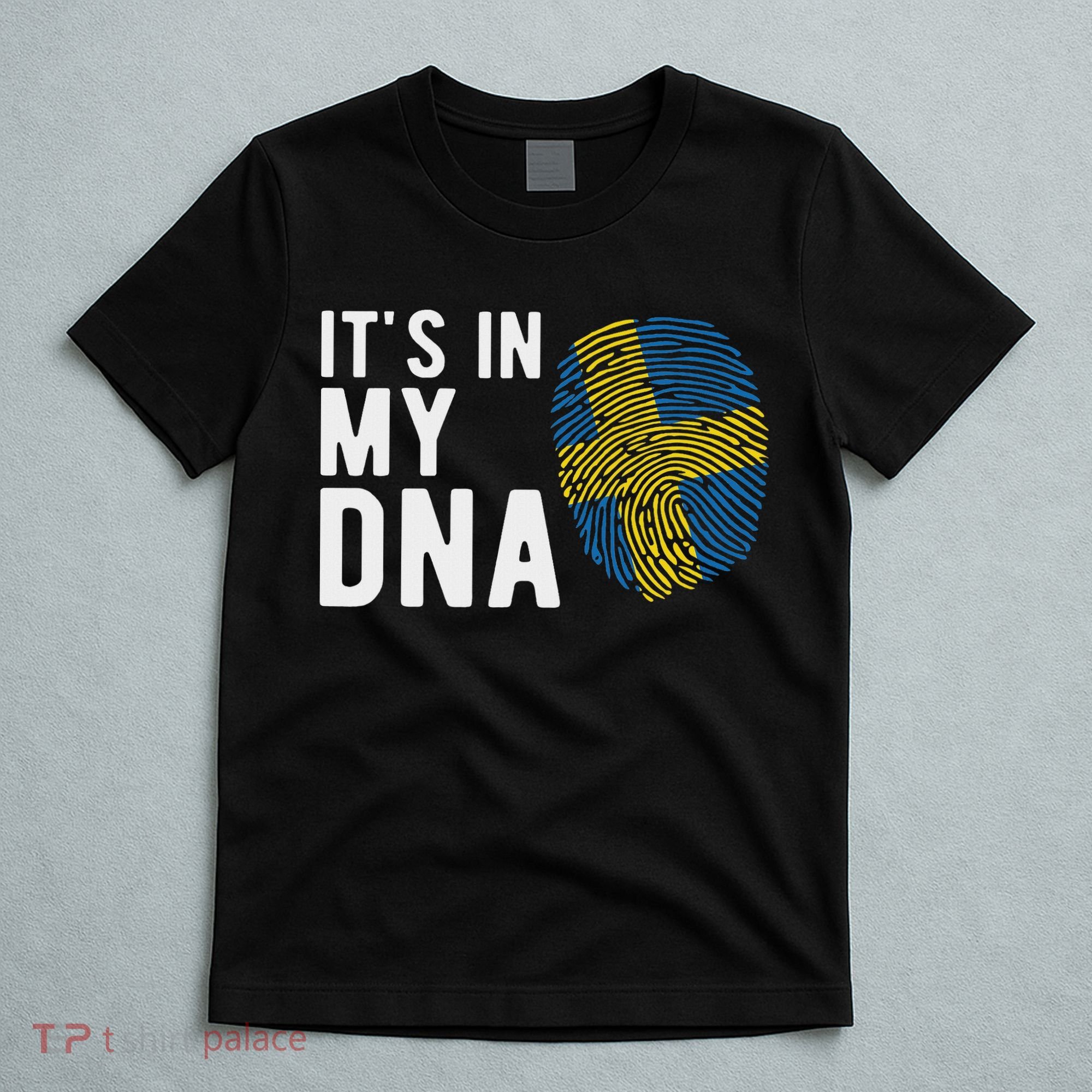 It's In My Dna Sweden Flag Swedish Gift T-Shirt