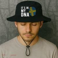 It's In My Dna Sweden Flag Swedish Gift Bucket Hat thumb 2