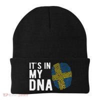 It's In My Dna Sweden Flag Swedish Gift Beanie thumb 0