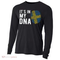 It's In My Dna Sweden Flag Swedish Gift Cooling Performance Long Sleeve Crew thumb 0