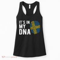 It's In My Dna Sweden Flag Swedish Gift Women's Tank Top thumb 0