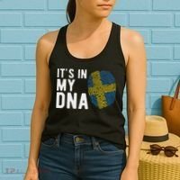 It's In My Dna Sweden Flag Swedish Gift Women's Tank Top thumb 2