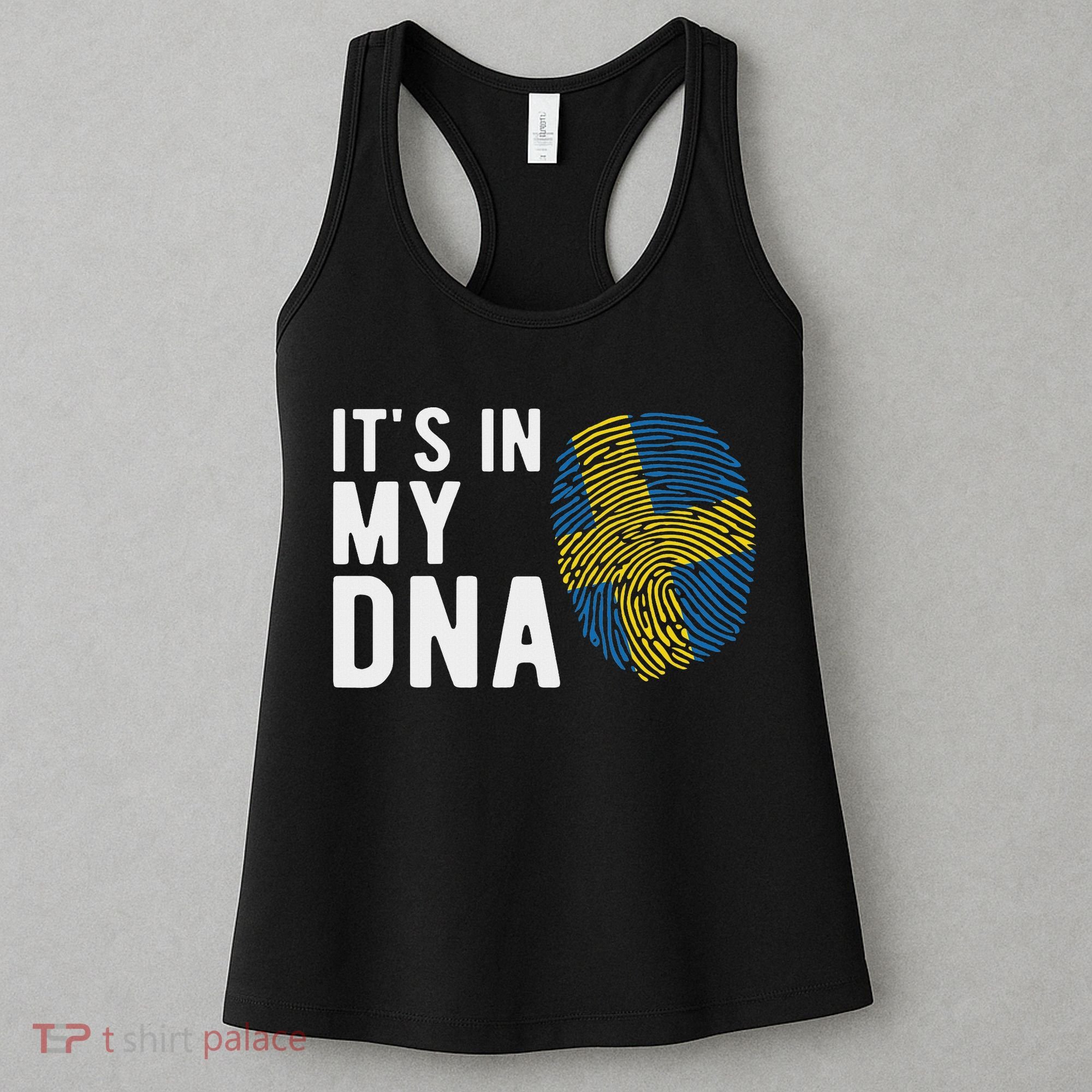 It's In My Dna Sweden Flag Swedish Gift Women's Tank Top