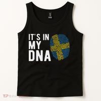 It's In My Dna Sweden Flag Swedish Gift Tank Top thumb 2