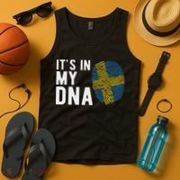 It's In My Dna Sweden Flag Swedish Gift Tank Top thumb 4