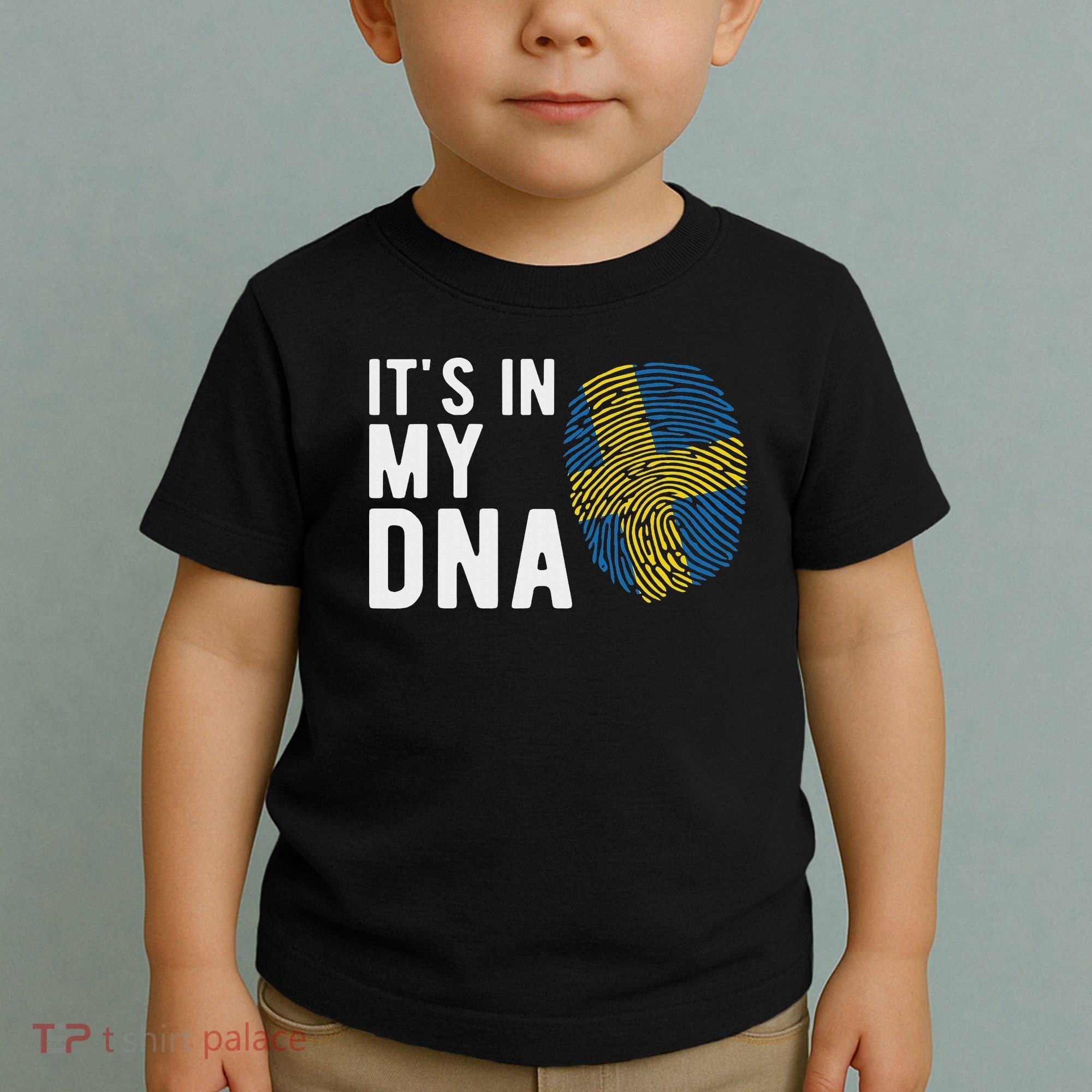 It's In My Dna Sweden Flag Swedish Gift Toddler T-Shirt