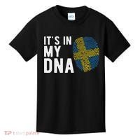 It's In My Dna Sweden Flag Swedish Gift Kids T-Shirt thumb 0