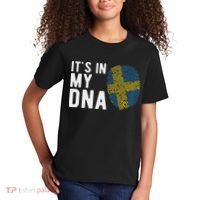 It's In My Dna Sweden Flag Swedish Gift Kids T-Shirt thumb 2