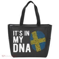 It's In My Dna Sweden Flag Swedish Gift Tote Bag thumb 0