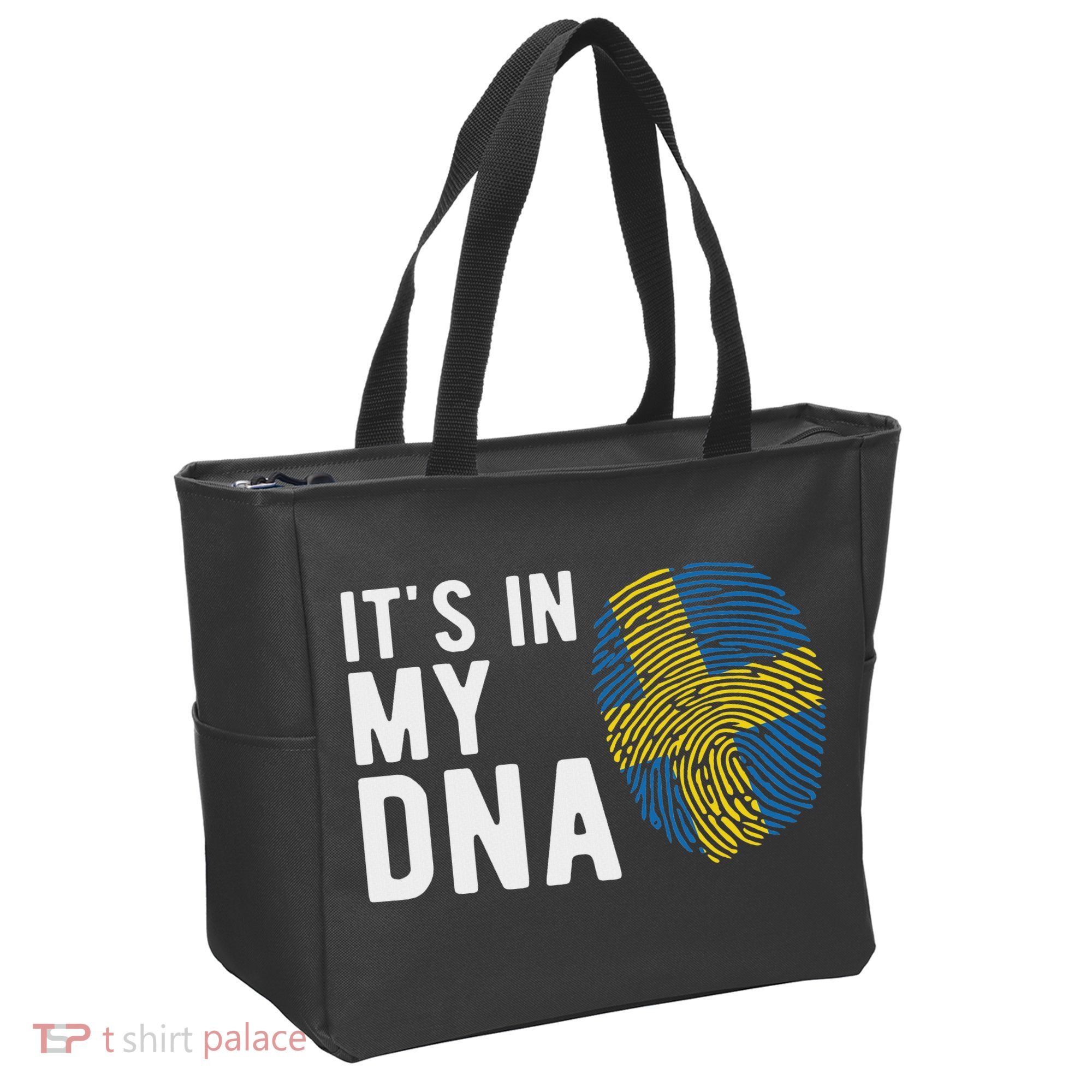 It's In My Dna Sweden Flag Swedish Gift Tote Bag