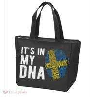 It's In My Dna Sweden Flag Swedish Gift Tote Bag thumb 3