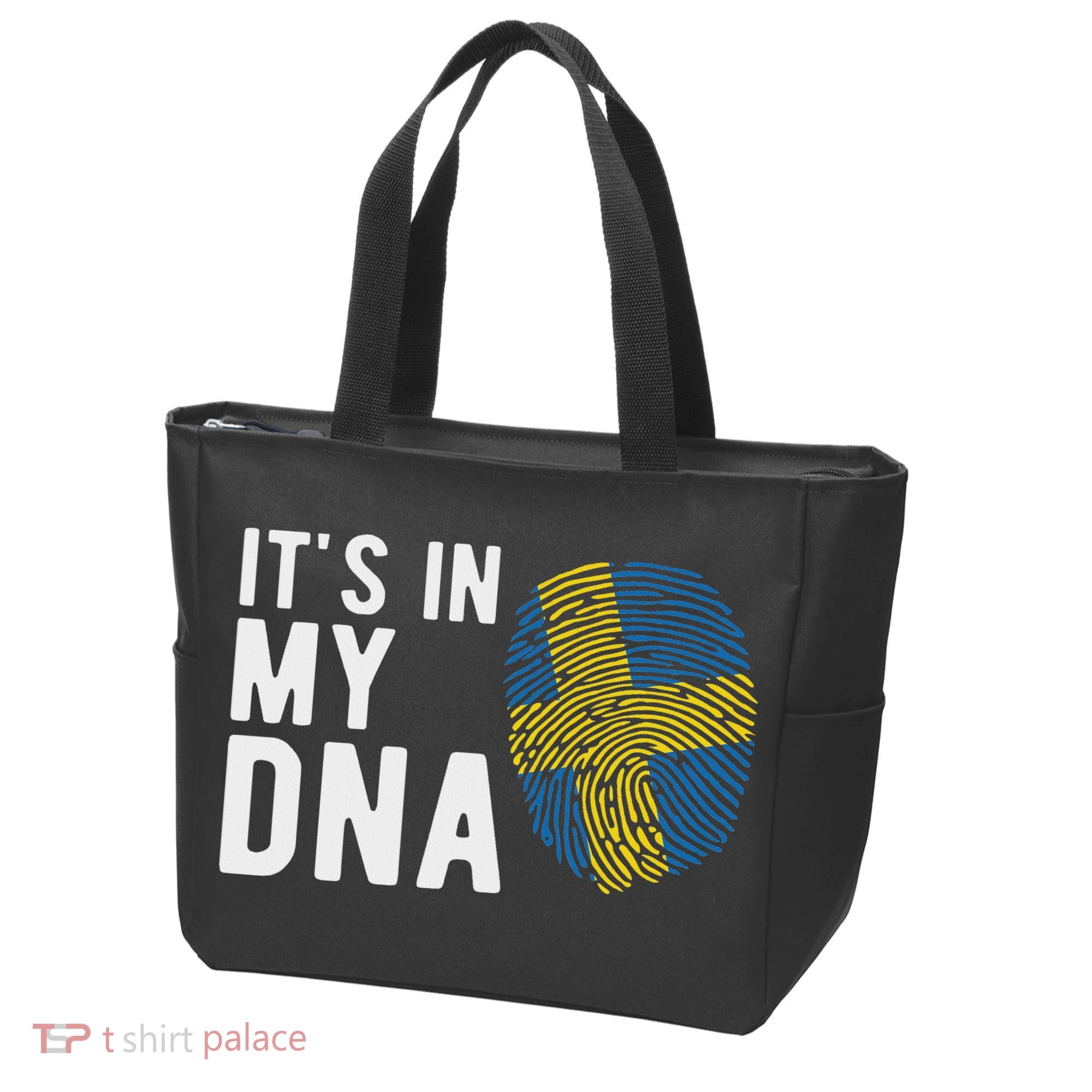 It's In My Dna Sweden Flag Swedish Gift Tote Bag