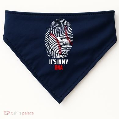 It's In My DNA Baseball USA-Made Doggie Bandana